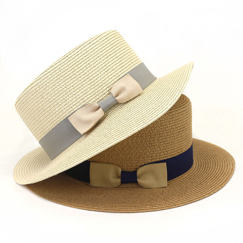 Арнайы логотип Straw Boater қалпақ